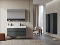 Пенал ORKA Malta 40 антрацит матовый, универсальный 3001299 — фото 1, Пеналы для ванной комнаты