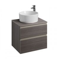 Тумба под раковину Roca The Gap 60 городской дуб 2 ящика арт-A857397402 — фото 5, Тумбы под раковину