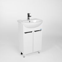 Товар: Тумба под раковину VIANT ЛИМА 55 напольная белый арт-VLIM55ER-T2ST - фото 1 Тумба под раковину VIANT ЛИМА 55 напольная белый арт-VLIM55ER-T2ST — фото 1, Тумбы под раковину