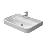 Раковина, Duravit, Happy D.2, шгв 650*505*170, цвет-белый арт-2318650000 — фото 1, Раковины встраиваемые сверху