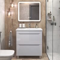 Тумба под раковину VIGO Grani 80 напольная белый (203) — фото 6, Тумбы под раковину