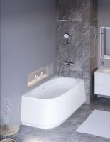 Акриловая ванна угловая правосторонняя CEZARES арт-CZR-LUX-CORNER-165-80-58-R — фото 2, Акриловые ванны