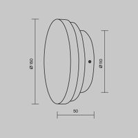 Настенный светильник (бра) Maytoni арт-MOD461WL-L5BK — фото 8, Бра