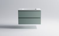 Товар: Нижний шкаф Альфа 90 с 2 ящиками зеленый (NCS S 3005-B80G матовый) + Раковина "Альфа 90" арт-3060007ncss3005-b80g+04010008 - фото 2 Нижний шкаф Альфа 90 с 2 ящиками зеленый (NCS S 3005-B80G матовый) + Раковина "Альфа 90" арт-3060007ncss3005-b80g+04010008 — фото 2, Тумбы с раковиной