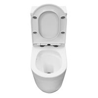 Унитаз-моноблок Azario Velluto, торнадо, с сиденьем микролифт 650*370*775 арт-AZ-6281 — фото 4, Напольные унитазы