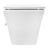 Унитаз подвесной Azario Nove 350х520х365 безободковый, c функцией биде, в комплекте быстросъемное сиденье микролифт арт-AZ-9321B — фото 9, Подвесные унитазы