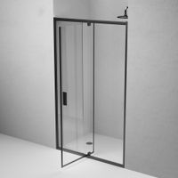 Товар: W90G-120-1P-BT Gem дверь душевая распашн 120x195,черный, стекло прозрачн - фото 3 W90G-120-1P-BT Gem дверь душевая распашн 120x195,черный, стекло прозрачн — фото 3, Распашные душевые двери