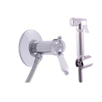 Смеситель Labe для биде c душевой лейкой с нажимным механизмом пласт., L547/1 — фото 1, Смесители для биде