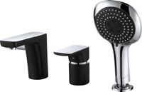 Смеситель на борт ванны D&K Berlin , черный арт-DA1434915 — фото 1, Смесители на борт ванны