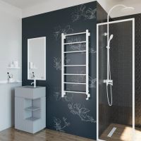 Полотенцесушитель электрический Grota Costa 530х1200 белый Costa 530х1200 RAL9016 EL — фото 5, Электрические полотенцесушители