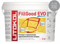 Затирка полиуретановая Litokol FILLGOOD EVO F.110 GRIGIO PERLA 496290002 — фото 1, Затирка для плитки