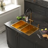 Смеситель Reflexion Lago RX9902GD для кухни с гибким изливом и подключением к фильтру, брашированное золото — фото 9, Смесители для кухни