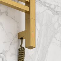 Полотенцесушитель электрический Сунержа Модус 3.1 800х500 МЭМ правый Состаренная латунь арт-051-5901-8050 — фото 2, Электрические полотенцесушители