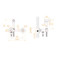 Товар: Гигиенический душ со смесителем RGW SP-216B 581408216-04 - фото 1 Гигиенический душ со смесителем RGW SP-216B 581408216-04 — фото 1, Гигиенические души