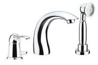 Смеситель на борт ванны Fiore JAFAR 47CR5105, хром — фото 1, Смесители на борт ванны