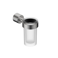 Стакан для зубных щеток с держателем ABBER Osten 316 AA1861BST сталь брашированная — фото 1, Стаканы для зубных щеток