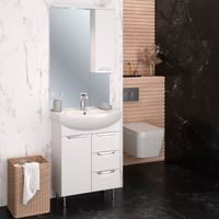 Зеркальный шкаф ELEGANSE 65 /хром/правый/ AQUA DE MARCO арт-1065CELE/R — фото 4, Зеркальные шкафы в ванную