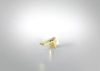 Смеситель для раковины Bravat DIAMOND F118102G-ENG, золото — фото 1, Смесители для раковины