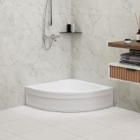 Душевой поддон RGW BР/CL-S 80x80см, полукруглый, арт-16180488-51 — фото 3, Акриловые душевые поддоны