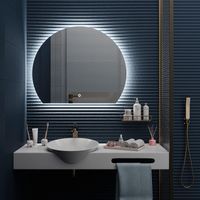 Зеркало с LED-подсветкой MOON (80*100) /AQUA DE MARCO Moon80/100 — фото 6, Зеркала в ванную комнату