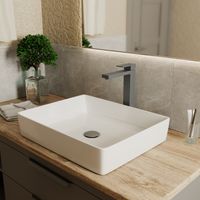 Смеситель для раковины D&K Bayern.Liszt DA1512006, серый графит — фото 1, Смесители для раковины