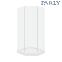 Ограждение VIVA90B N душевое Ceruttispa без поддона (90x90x195) — фото 7, Прямоугольные душевые уголки