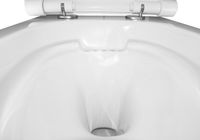 Унитаз подвесной Azario Nova 360х480х360 безободковый, с ультратонким сиденьем микролифт арт-AZ-2217 — фото 6, Подвесные унитазы