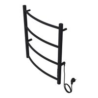 Товар: Полотенцесушитель электрический AZARIO VERONA 500/600 4 секции, диммер справа, черный арт-AZ04856B - фото 2 Полотенцесушитель электрический AZARIO VERONA 500/600 4 секции, диммер справа, черный арт-AZ04856B — фото 2, Электрические полотенцесушители