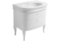 Тумба SIMAS LANTE напольная цвет белый LAM90 — фото 1, Тумбы под раковину