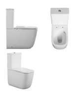 Унитаз MIRKO Tornado напольный безободковый CT11090 (620х355х790) Ceruttispa — фото 4, Напольные унитазы