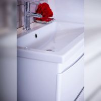 Комплект мебели для ванной Бриклаер ВЕГА 80, белый — фото 8, Комплекты мебели для ванной