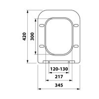 Крышка с сиденьем DP микролифт для унитаза OWLT190402/OWLT190403 арт-OWLC19-015 — фото 4, Сиденья для унитаза