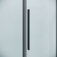 Душевое ограждение Niagara Nova NG-34-13AGR-A100GR-34 (130х100х195) ппрямоугольник,раздвижная,графит,стекло прозрачное,2 места — фото 11, Душевые уголки