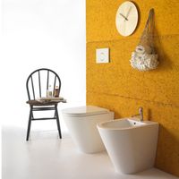 Унитаз GLOBO FORTY3 напольный приставной цвет белый арт-FO002BI — фото 2, Приставные унитазы