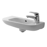 Раковина, Duravit, D-Code, шгв 500*220*135, отверстия для смесителя-1 справа, цвет-белый арт-07065000082 — фото 1, Раковины встраиваемые сверху