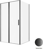 Душевой уголок Allen Brau Priority 120x80 3.31009.BBA + 3.31015.BBA черный браш 3.31009.BBA + 3.31015.BBA — фото 7, Прямоугольные душевые уголки