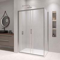 Душевой уголок RGW PA-145 80x140, прямоугольный, профиль хром, стекло прозрачное/6 мм, арт-020814584-11 — фото 2, Прямоугольные душевые уголки