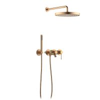 Душевая система встроенная Timo Saona SX-2348/19SM розовое золото — фото 1, Встраиваемые душевые комплекты