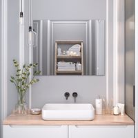 Зеркало с LED-подсветкой SIRIUS (70*90) /AQUA DE MARCO SIR70/90 — фото 7, Зеркала в ванную комнату