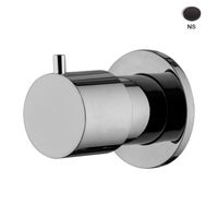 Вентиль, Fima Carlo Frattini, Spillo Up, тип вентиля-переключающий (дивертор) на 2 источника, тип установки-настенный встраиваемый, внутренняя часть-в комплекте, цвет-черный матовый арт-F3233/2NS — фото 1, Комплектующие для душевого оборудования