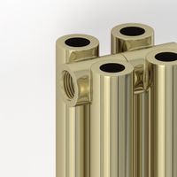 Отопительный радиатор Сунержа Эстет-00 500х450 10 секций Шампань арт-020-0332-5010 — фото 1, Радиаторы отопления