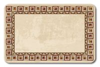 CARPET Комплект: коврик для ванной 68х45 см.+ коврик для WC 45x40 см. рисунок: "AFRICA" VR.CPT-7200.12 — фото 1, Коврики для ванной комнаты