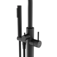 Смеситель для ванны напольный SANCOS Etna, черный матовый, арт. SC9009MB — фото 2, Смесители напольные