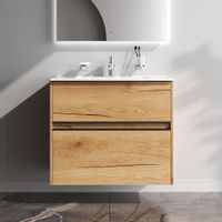 Sense, База под раковину, универсальная, 80 см, 2 ящика, цвет: дерево арт-M7BFUX0802OF — фото 7, Тумбы под раковину