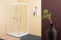 SQ LINE TKK - 100x90 - UNI - CHROME PROFILE - TRANSPARENT арт-уходит из каталогауходит из каталога — фото 1, Душевые уголки