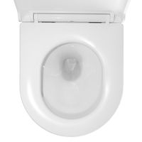 Унитаз подвесной Azario TERSO 495x360x370 безободковый, слив "Скрытое Торнадо" с быстросъемным сиденьем "Микролифт" арт-AZ-092E-UQ3 — фото 8, Подвесные унитазы