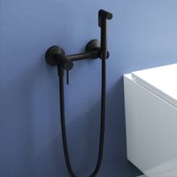 Гигиенический душ со смесителем RGW SP-215B, черный (Смеситель/шланг/гигиенический душ/) арт-581408215-04 — фото 2, Гигиенические души