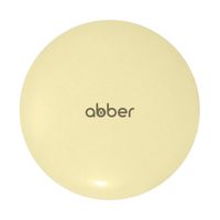 Накладка на слив для раковины ABBER AC0014MY желтая матовая, керамика — фото 1, Комплектующие для душевого оборудования