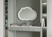 Зеркало КАСПЕР ОБЛАКО, навесное, белый матовый арт-1A283602CRE20 — фото 3, Зеркала в ванную комнату