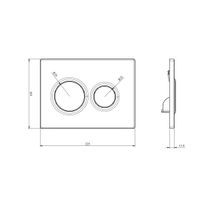 Кнопка BERGES для инсталляции NOVUM O4 арт-040064 — фото 8, Инсталляции для унитазов